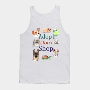 Adopt Don't Shop Pets Tank Top